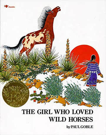 Capa do livro The Girl Who Loved Wild Horses